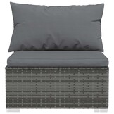 Moderne Poly Rattan Tuinmiddenbank - 60% Korting
