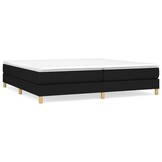 Zwart Stoffen Bedframe 200x200 cm - 34% Korting