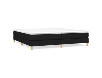 Zwart Stoffen Bedframe 200x200 cm - 34% Korting