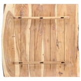 Massief Acacia Houten Tafelblad 58x(50-60)cm - 34% Korting