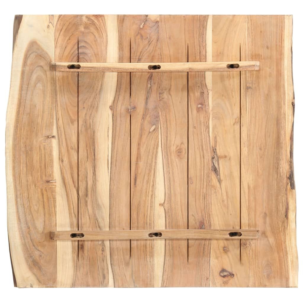 Massief Acacia Houten Tafelblad 58x(50-60)cm - 34% Korting