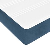 Pocketveringmatras donkerblauw 120x220x20 cm - 61% Korting!