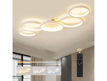 Dimbaar LED Plafondlicht 50W Wit - Modern Design met Afstandsbediening (-30%)