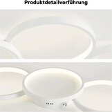 Dimbaar LED Plafondlicht 50W Wit - Modern Design met Afstandsbediening (-30%)