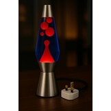 LED Lavalamp 36cm Paars/Zilver 33% Korting