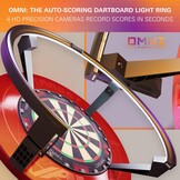 Automatische Dartbord Score Ring met HD Camera's & LED (35% Korting)