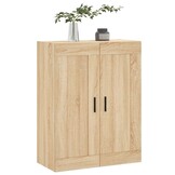 vidaXL Wandkast Sonoma Eiken 69,5x34x90 cm - 34% Korting!
