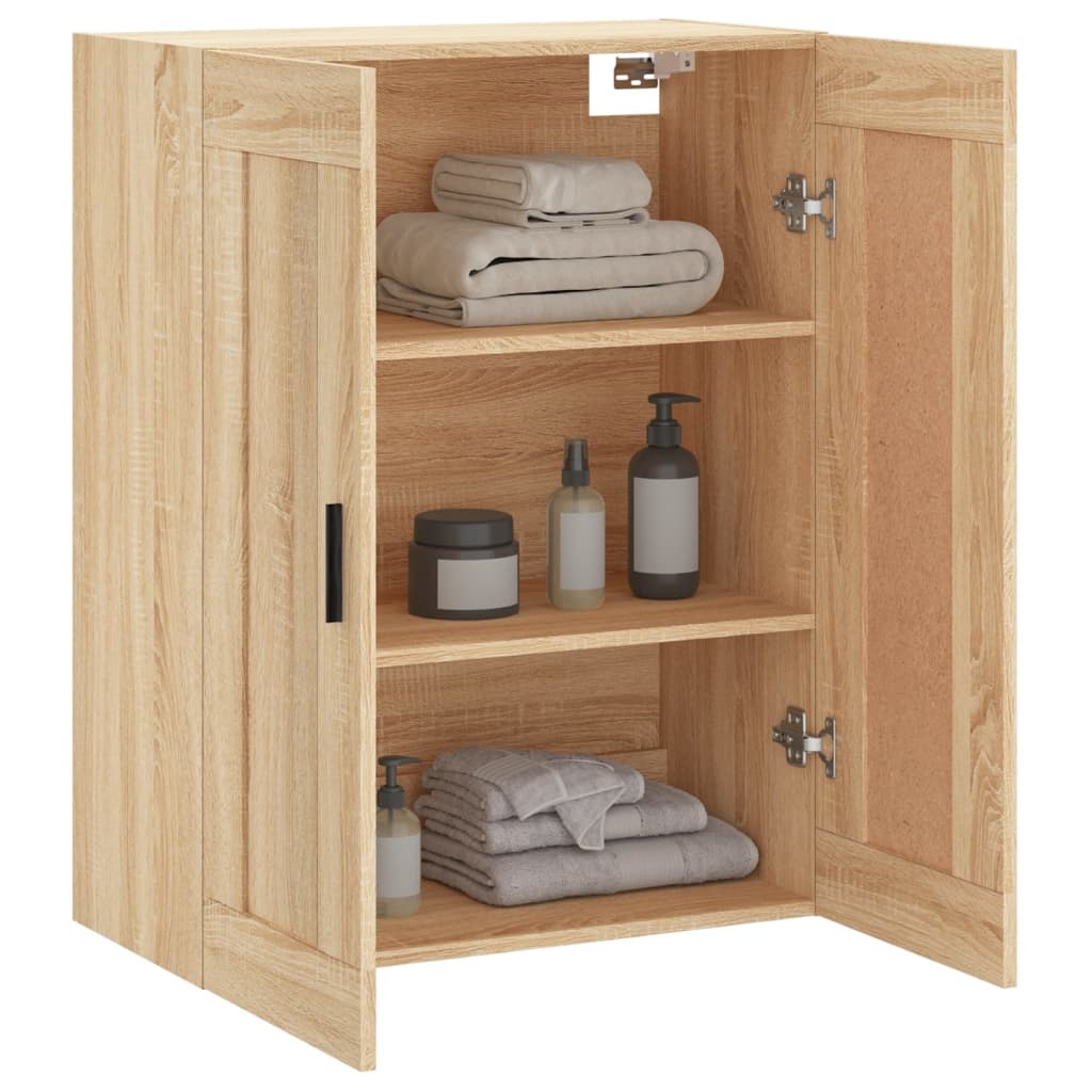 vidaXL Wandkast Sonoma Eiken 69,5x34x90 cm - 34% Korting!