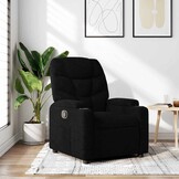 Verstelbare Zwarte Fauteuil met 35% Korting