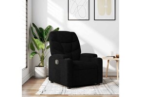 Verstelbare Zwarte Fauteuil met 35% Korting