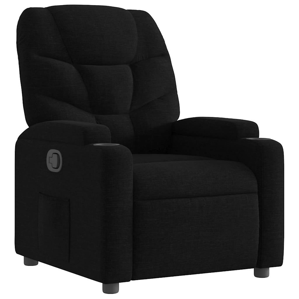 Verstelbare Zwarte Fauteuil met 35% Korting