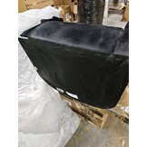 Velours Kuipstoel Zwart - 78% Korting