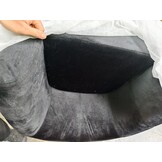 Velours Kuipstoel Zwart - 78% Korting