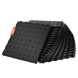VEVOR Garagetegels, in elkaar grijpende garagetegels, 30,5 x 30,5 x 1,3 cm, 50 stuks garagevloerbedekkingstegels, antislip, dubbelzijdige textuur, garagevloertegels, voor garages, kelders,