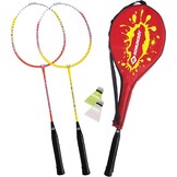 Schildköt 970908 Veerbalset 2-speler, 2 rackets, 2 ballen, in 3/4 hoes, meerkleurig