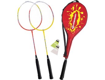 Schildköt 970908 Veerbalset 2-speler, 2 rackets, 2 ballen, in 3/4 hoes, meerkleurig