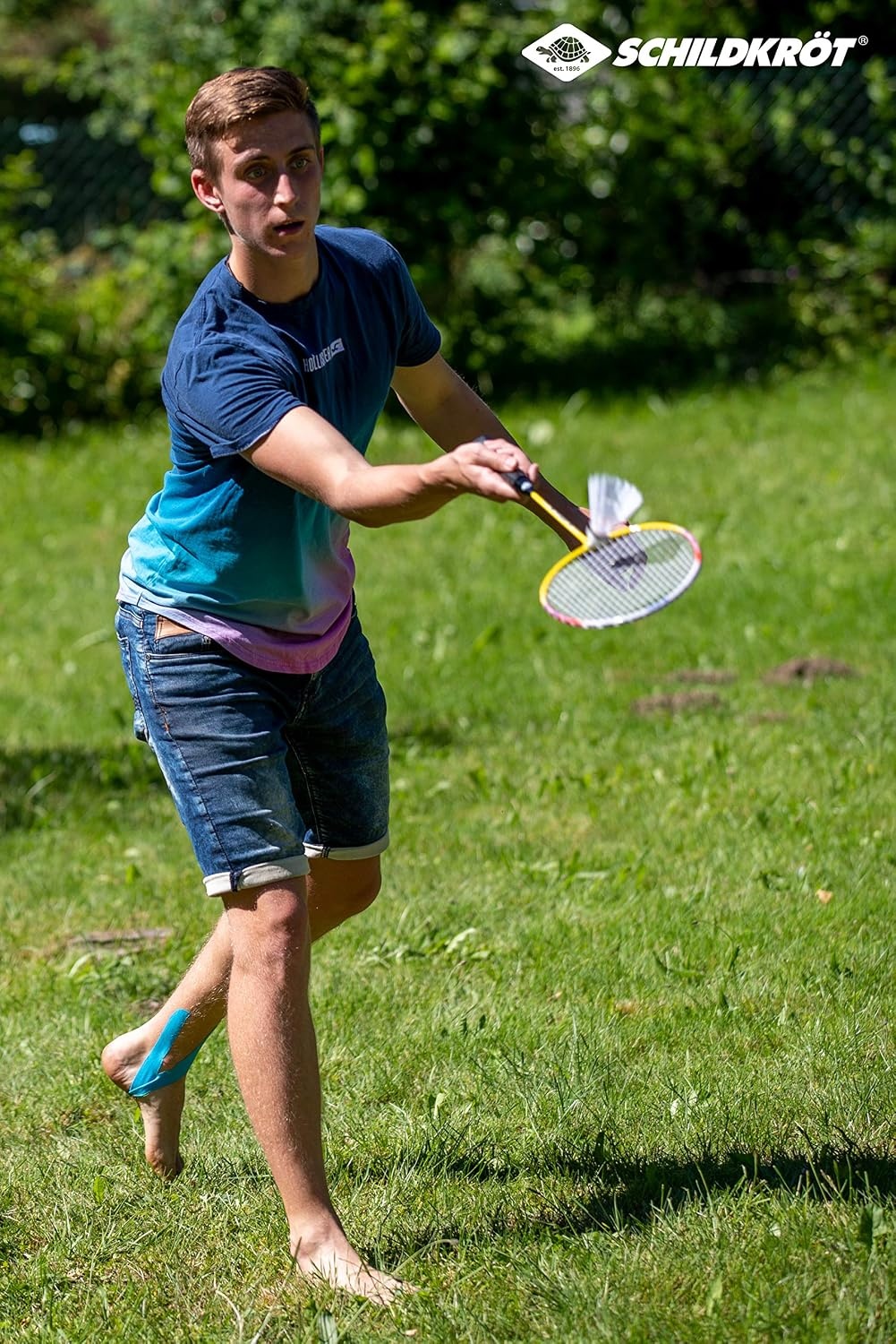 Schildköt 970908 Veerbalset 2-speler, 2 rackets, 2 ballen, in 3/4 hoes, meerkleurig