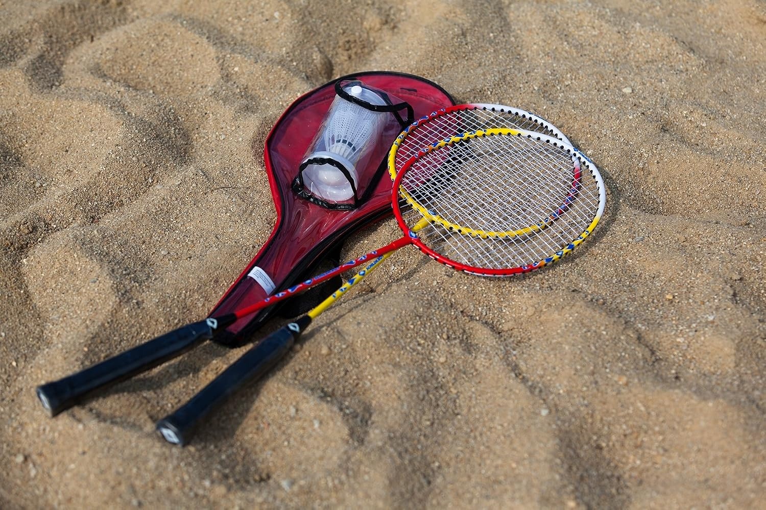 Schildköt 970908 Veerbalset 2-speler, 2 rackets, 2 ballen, in 3/4 hoes, meerkleurig