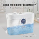 VEVOR Hefsysteem, 700 W, 9600 l/h debiet, 10 m pomphoogte, hakmolen-afvalwaterpomp met 3 waterinlaten voor toilet, kelder, keuken, wastafel, badkuip, afvalwaterafvoer, spoelmachine