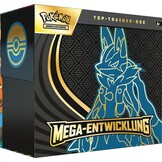Pokémon - Verzamelkaartspel: Top Trainer-Box Mega Ontwikkeling: Lucario (1 full-screen promokaart, 9 boosterpacks & accessoires)