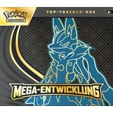 Pokémon - Verzamelkaartspel: Top Trainer-Box Mega Ontwikkeling: Lucario (1 full-screen promokaart, 9 boosterpacks & accessoires)