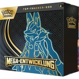 Pokémon - Verzamelkaartspel: Top Trainer-Box Mega Ontwikkeling: Lucario (1 full-screen promokaart, 9 boosterpacks & accessoires)