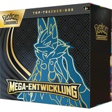 Pokémon - Verzamelkaartspel: Top Trainer-Box Mega Ontwikkeling: Lucario (1 full-screen promokaart, 9 boosterpacks & accessoires)