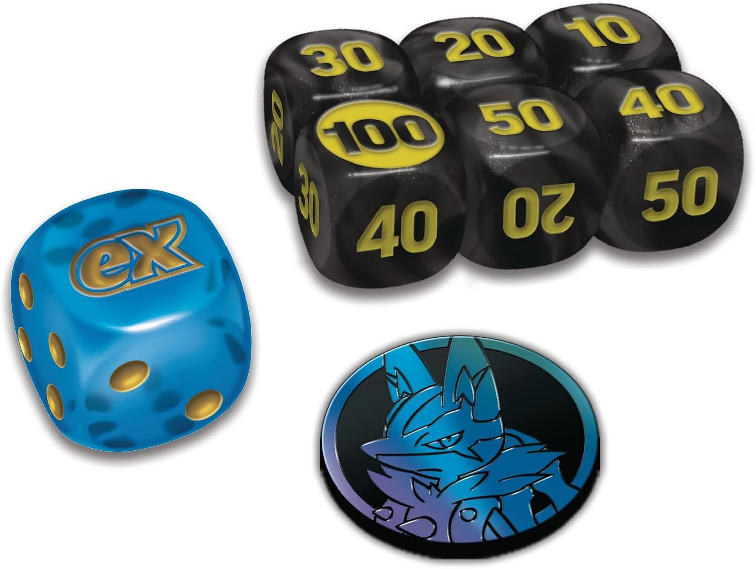 Pokémon - Verzamelkaartspel: Top Trainer-Box Mega Ontwikkeling: Lucario (1 full-screen promokaart, 9 boosterpacks & accessoires)
