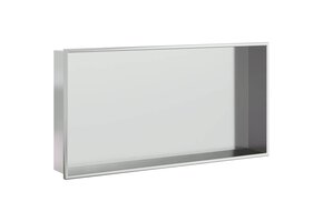 vidaXL Douchenis Roestvrijstaal Geborsteld Zilver 62x32x9 cm - 34% Korting!