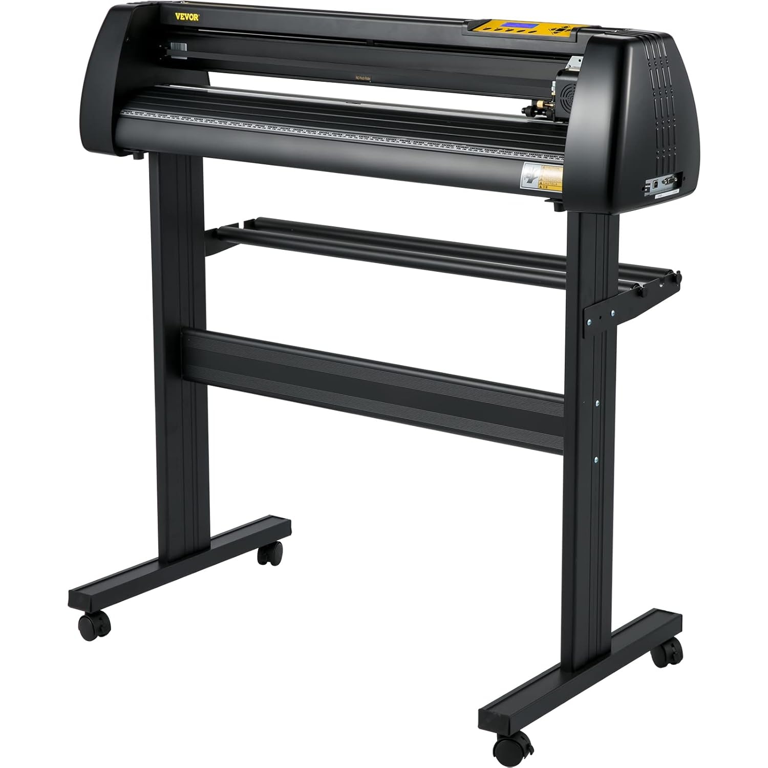 VEVOR Vinylsnijmachine, 720 mm papiertoevoer-snijplotterpakket, vinylprinter met instelbare kracht en snelheid, LCD-display, Windows-compatibele schilderset