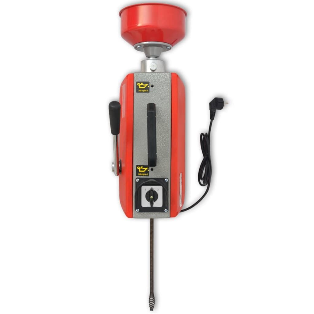 vidaXL Leidingreinigingsmachine 250 W 15 m x 16 mm 4,5 m x 9,5 mm