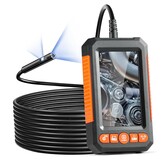 VEVOR Industriële endoscoopcamera met twee lenzen, 1080p, 8 + 1 lamp, waterdicht IP67, voor auto's en loodgieterswerken (5 m kabel en 32 GB kaart), 145 x 85 x 26 mm, 2000 mAh