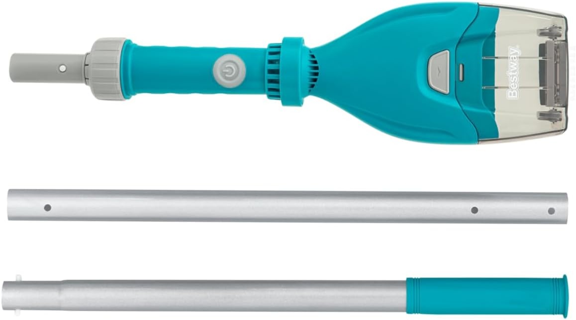 Bestway | Aqua Tech draadloze zwembadstofzuiger, draagbare zwembadstofzuiger voor reiniging en onderhoud