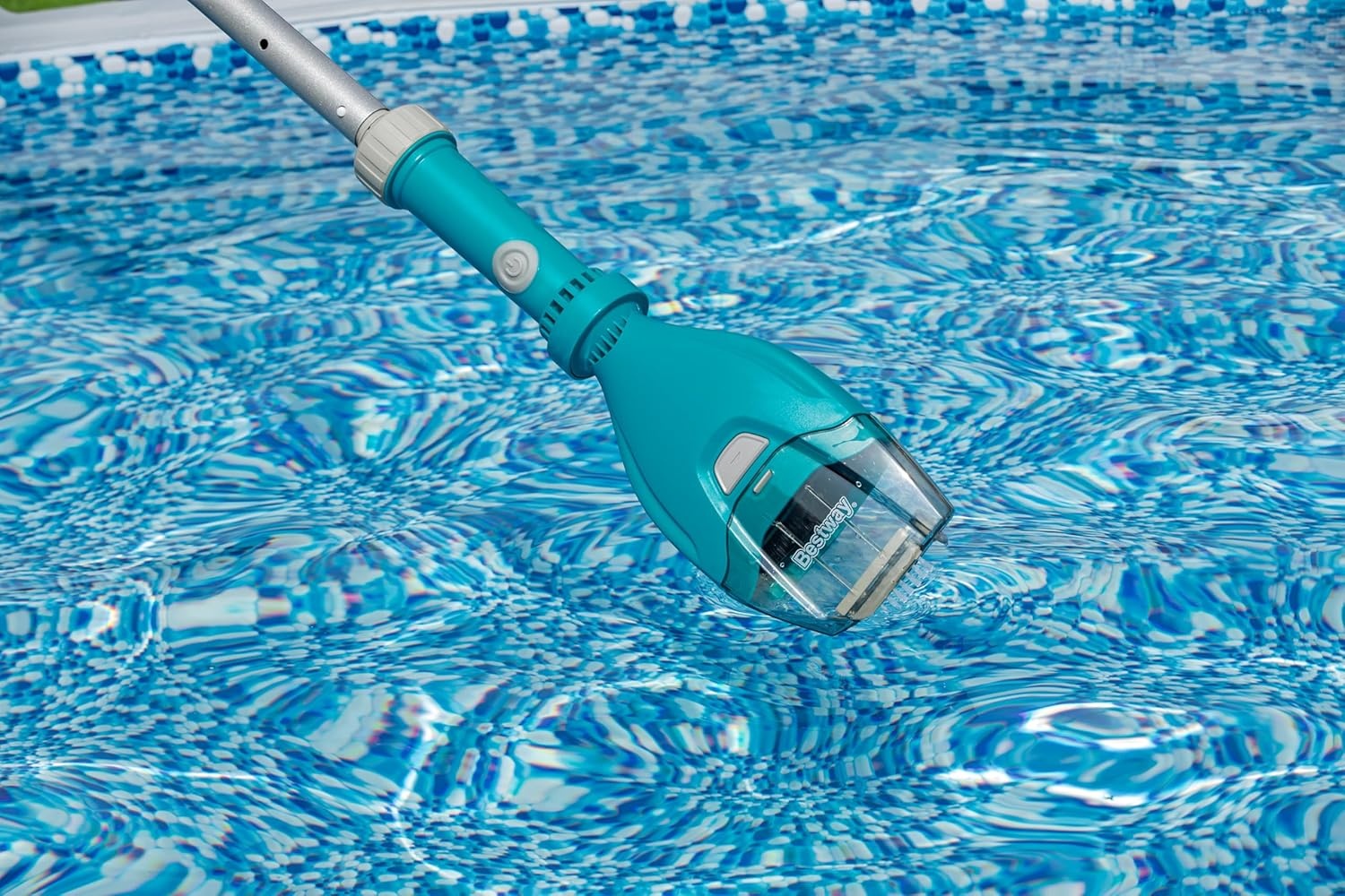Bestway | Aqua Tech draadloze zwembadstofzuiger, draagbare zwembadstofzuiger voor reiniging en onderhoud