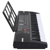 vidaXL 61 toetsen piano elektrisch keyboard met muziekstandaard