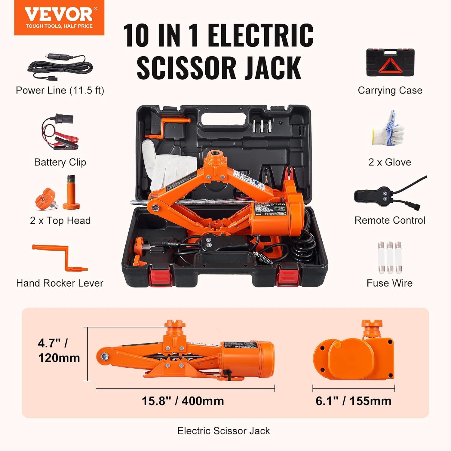 Elektrische Scharenkrik Auto 3 Ton 12V - 29% Korting!