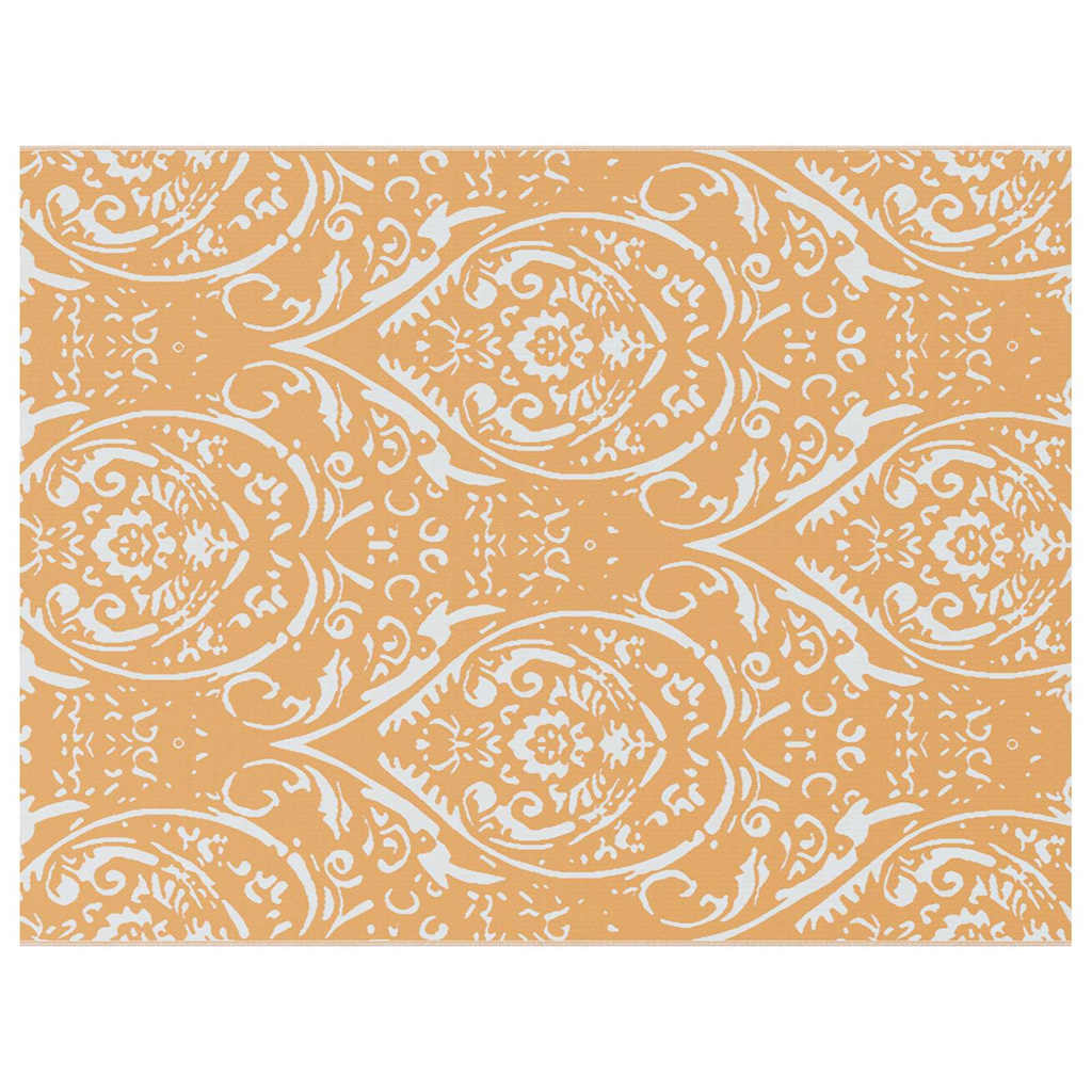 vidaXL Buitentapijt Oranje en wit 300 x 400 cm PP