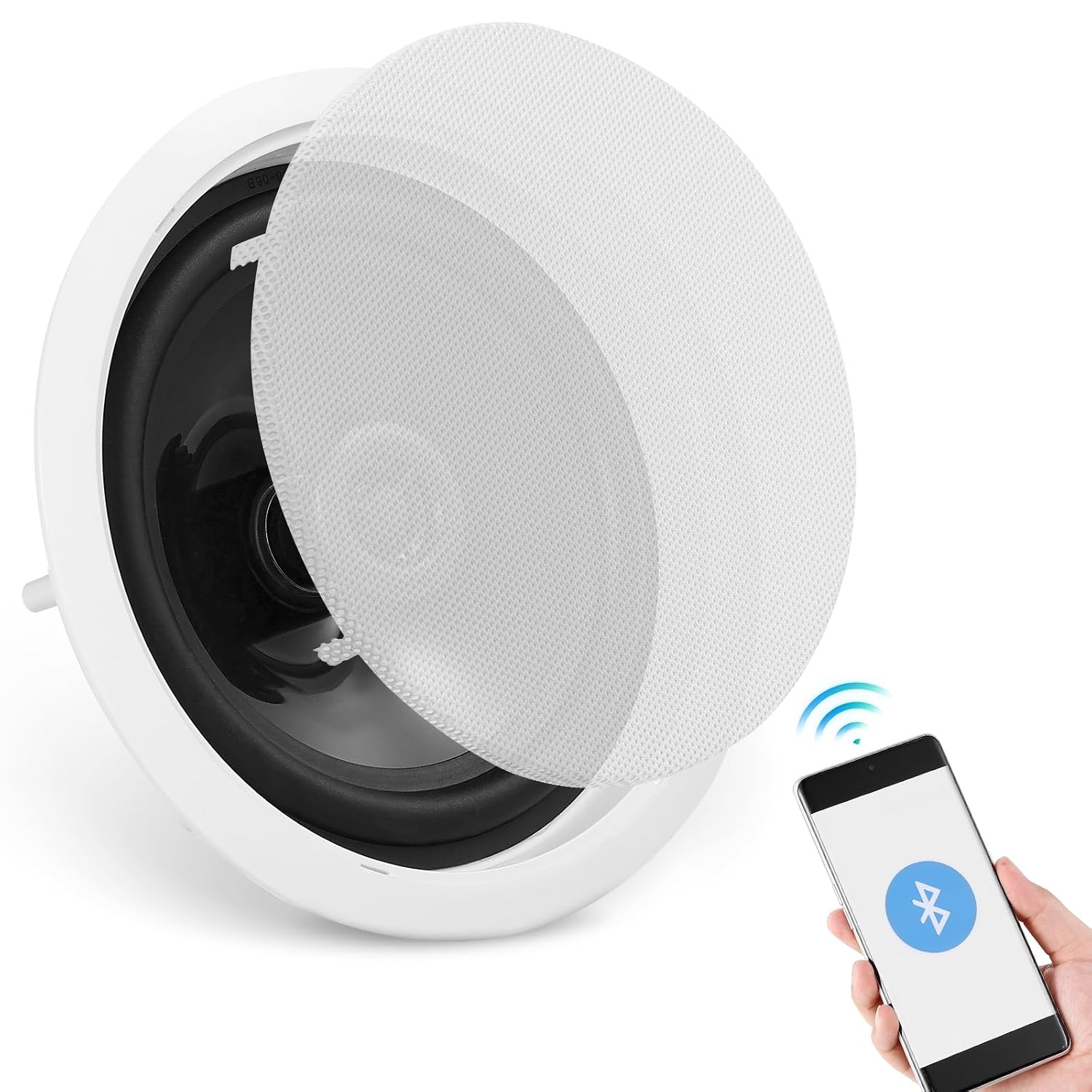 VEVOR 6,5 Inch Bluetooth Plafondluidspreker 150W - Wit