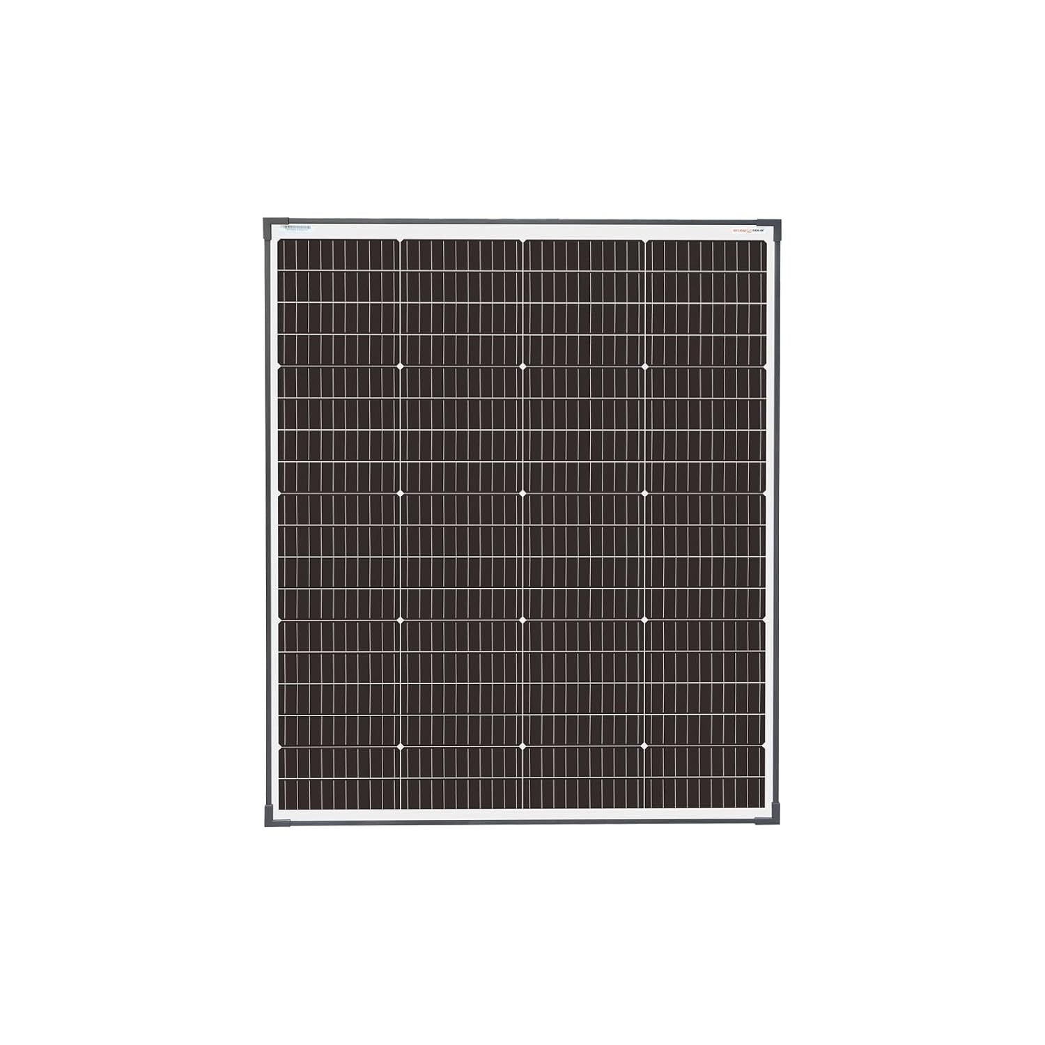enjoy solar® Monokristallijn zonnepaneel 150W 12V, 182 mm zonnecellen, 10 busbars – Ideaal voor campers, balkoninstallaties, tuinhuisjes, boten - Maat 150W, 12V