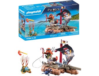 PLAYMOBIL | Pirates | Schattermijn op piratenvlot | Piratenspeelgoed | Piratenfiguur | Speelgoed voor kinderen vanaf 4 jaar | 71794
