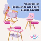 BABY born 830000 Kledingrek - Voor Peuters Vanaf 3 Jaar - Perfect voor Kinderhandjes - Met Rek, Spiegel, 3 Kleerhangers en 2 Lades