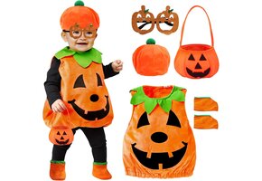 Pompoenkostuum Kinderen & Baby's Uniseks (58% korting)