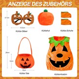 Pompoenkostuum Kinderen & Baby's Uniseks - 54% Korting
