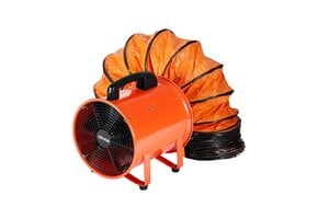 Bouwventilator 300W - 1720 CFM - Met 10m Slang - 35% Korting