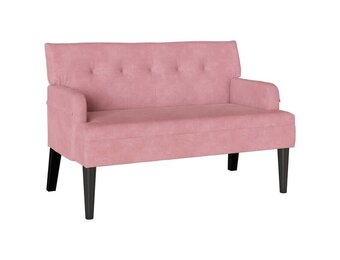 vidaXL Chesterfield Bank Roze 112 x 65.5 x 75 cm Fluweel