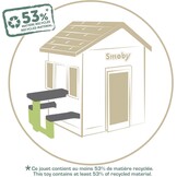 Smoby Life - Picknicktafel - 2 Bankjes - Geschikt voor veel huizen - Gerecycled materiaal - Vanaf 2 jaar - Gemaakt in Frankrijk