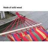 Hangmat Regenboog Streep - Verdiept Canvas 200x80 cm (78% Korting)