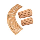 VEVOR Rolbaar Tuinpad van Cederhout - 218 x 43 cm - Bruin