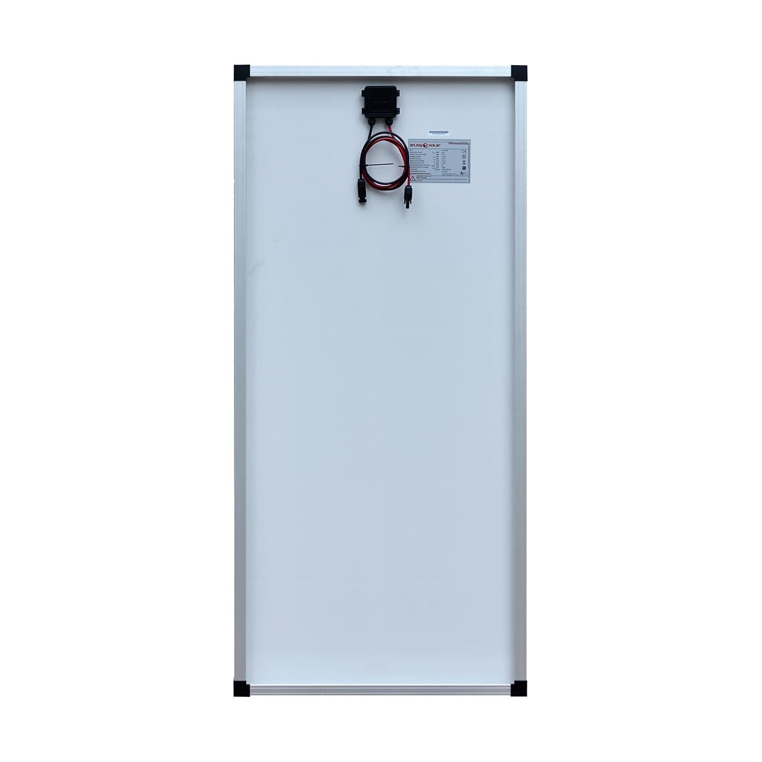 enjoy solar® Monokristallijn zonnepaneel 200W 12V, PERC 9BB – Ideaal voor campers, balkoninstallaties, tuinhuisjes, boten
