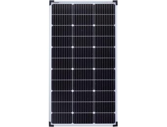 enjoy solar PERC Mono 12V 9-Busbars (9BB) 166 * 166mm Monokristallijn zonnepaneel ideaal voor camper, tuinhuis, boot (Mono 100W 12V 9-Busbars)